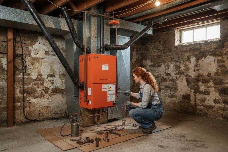 Attic Furnace Installation in Columbus, OH