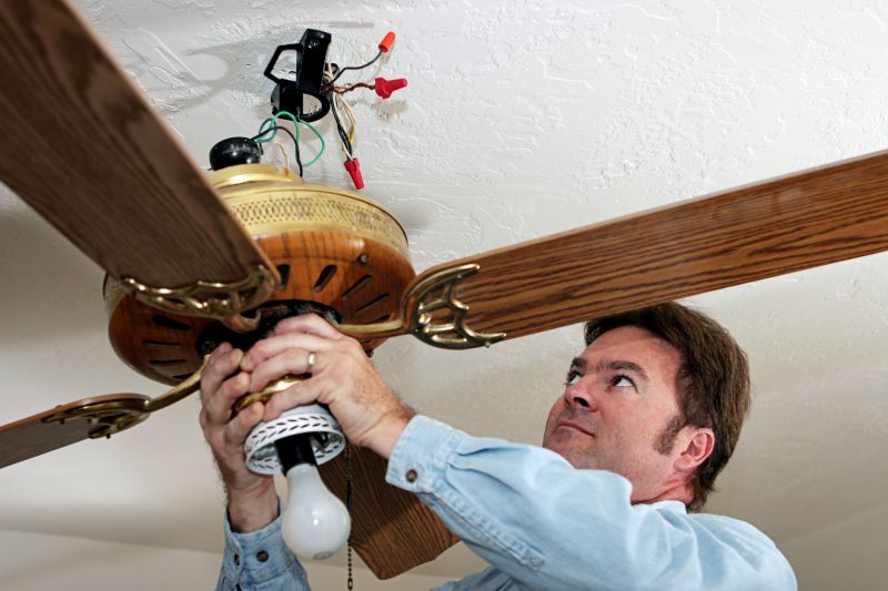 Ceiling Fan Mounting in Overland Park, KS